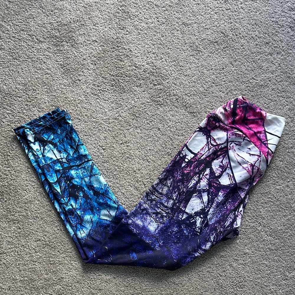 Kids Colorful Tie-Dye Leggings